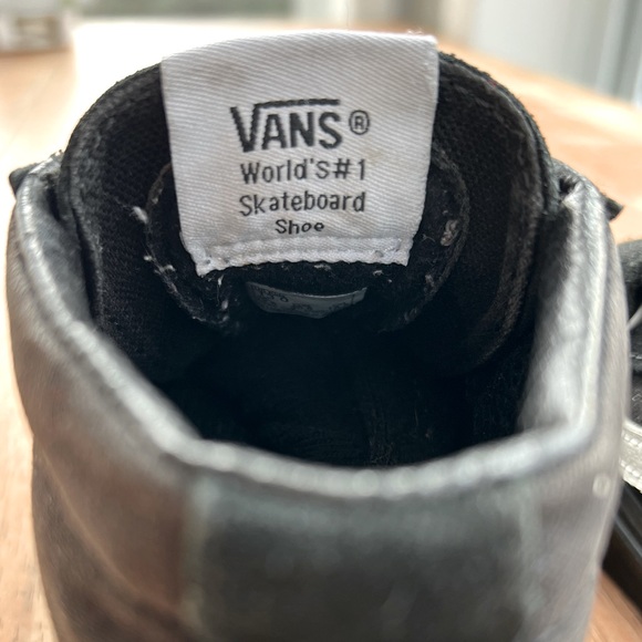 VANS SK8-MID REISSUE V, KIDS, BLACK, SIZE 13, UNISEX - Picture 8 of 9